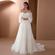 Women's Long Sleeve Wedding Dress | Maxi