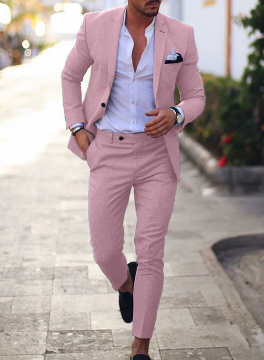 Men's Two Piece Wedding Guest Suit | Blazer and Trousers