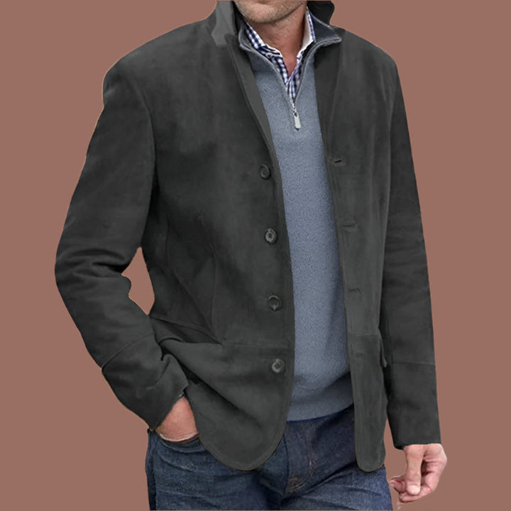 Men’s Buttoned Casual Jacket | Slim Fit