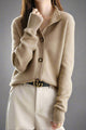 Women’s Buttoned Ribbed Cardigan | Long Sleeve