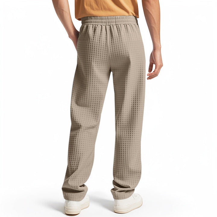 Elijah - Casual elastic waist straight pants
