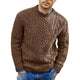 Men’s Cable Knit Jumper | Crew Neck
