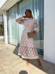 Women’s Lace Long Sleeve Dress | Midi