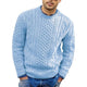 Men’s Cable Knit Jumper | Crew Neck