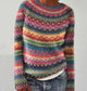 Women’s Mixed Pattern Sweater | Long Sleeve