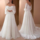Women's Long Sleeve Wedding Dress | Maxi