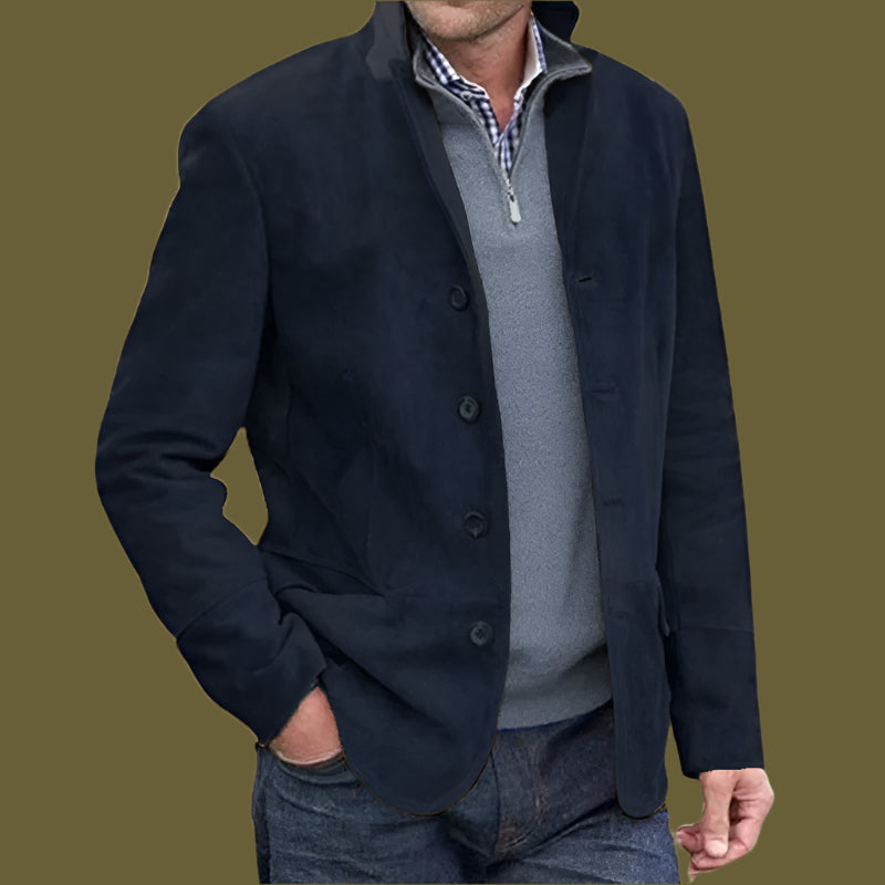 Men’s Buttoned Casual Jacket | Slim Fit