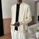 Men’s Zip-Up Cardigan | Ribbed Hem