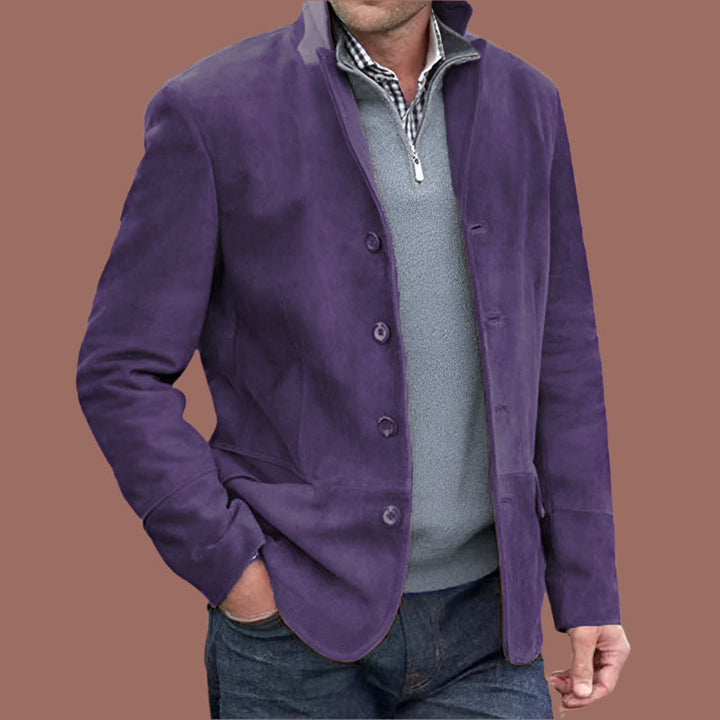 Men’s Buttoned Casual Jacket | Slim Fit