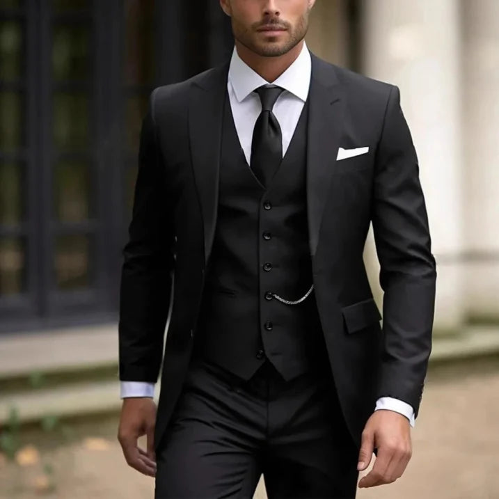 Men’s Three Piece Wedding Guest Suit Set | Classic