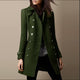 Women’s Double-Breasted Tailored Coat | Mid-Length