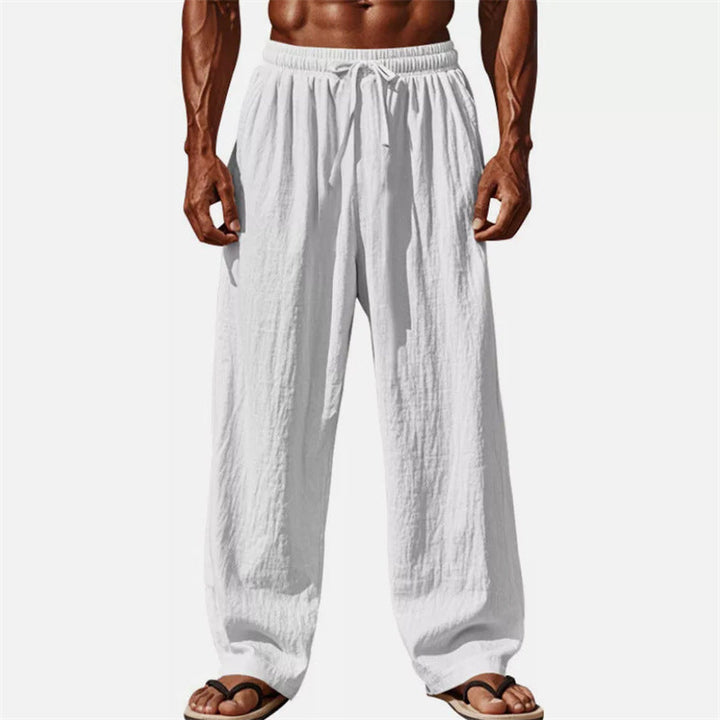 Isaac - Casual linen drawstring pants