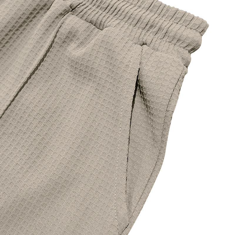 Elijah - Casual elastic waist straight pants