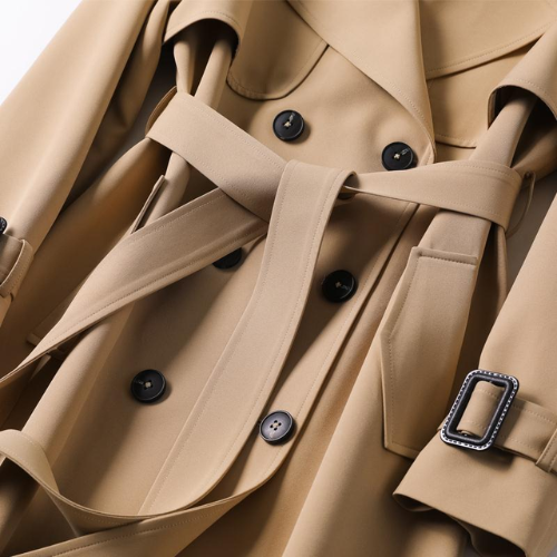 Women’s Double-Breasted Trench Coat | Belted