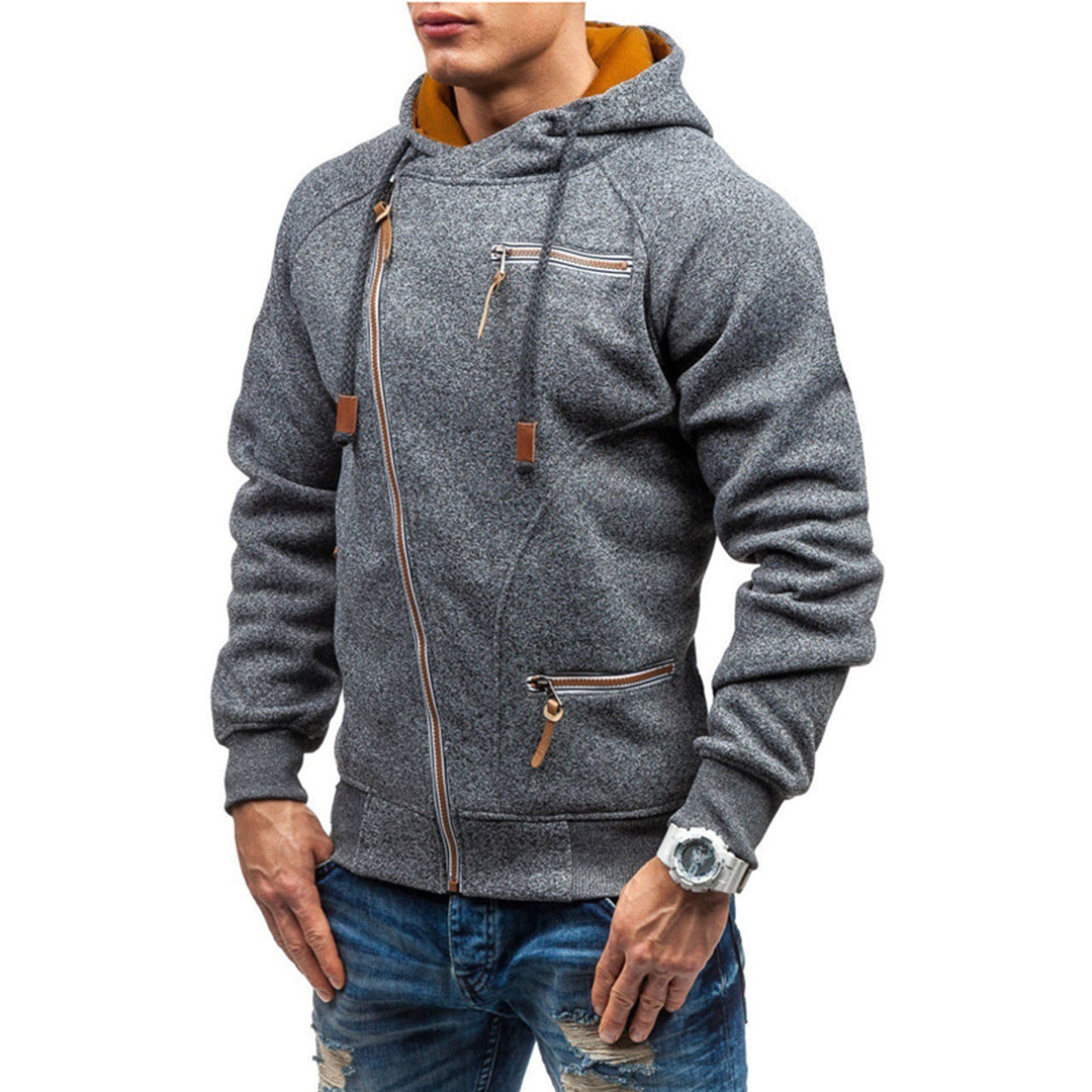 Dallas - Fleece hooded vest for men