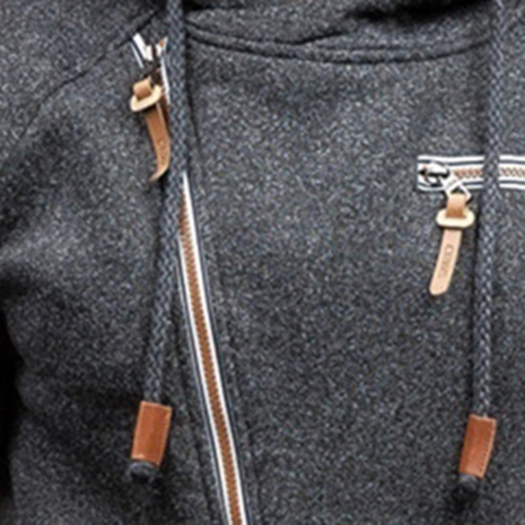 Dallas - Fleece hooded vest for men