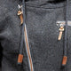 Men’s Asymmetric Zip Hoodie | Drawstring
