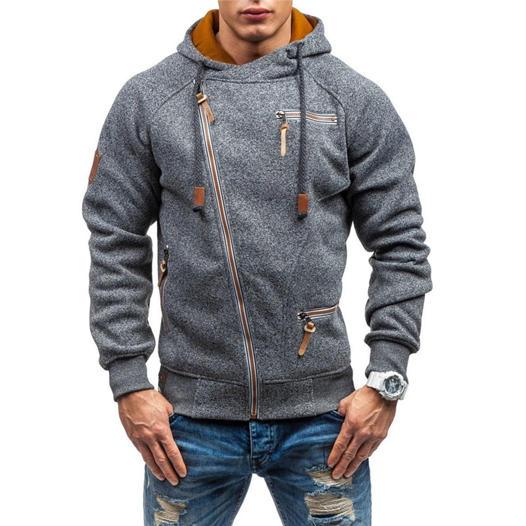 Dallas - Fleece hooded vest for men