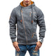 Men’s Asymmetric Zip Hoodie | Drawstring