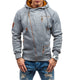 Men’s Asymmetric Zip Hoodie | Drawstring