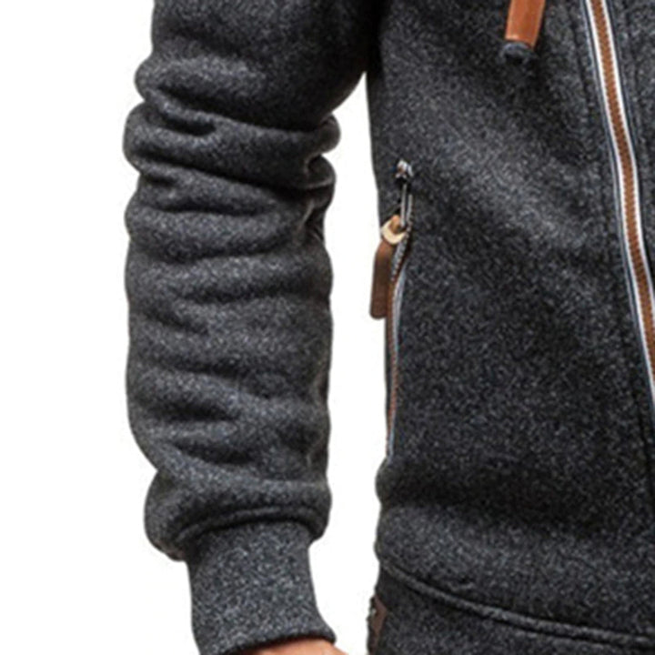 Dallas - Fleece hooded vest for men