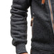Men’s Asymmetric Zip Hoodie | Drawstring