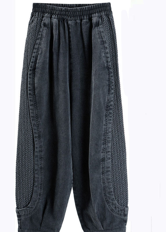 Women’s Patchwork Harem Trousers | Loose Fit