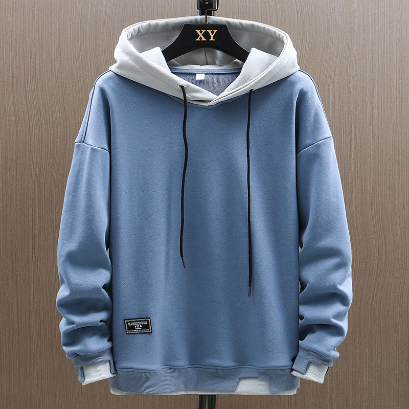 Men’s Two-Tone Hoodie | Drawstring