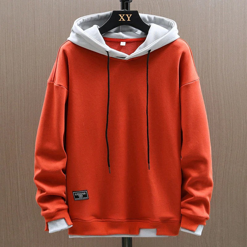 Men’s Two-Tone Hoodie | Drawstring