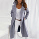 Women’s Double-Breasted Long Coat | Wide Lapel