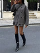 Women’s Oversized Buttoned Jacket | Short