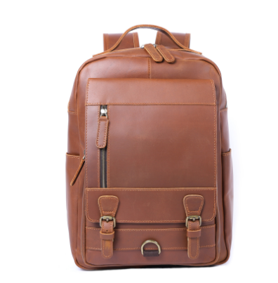 Lucien - Brown Leather Backpacks