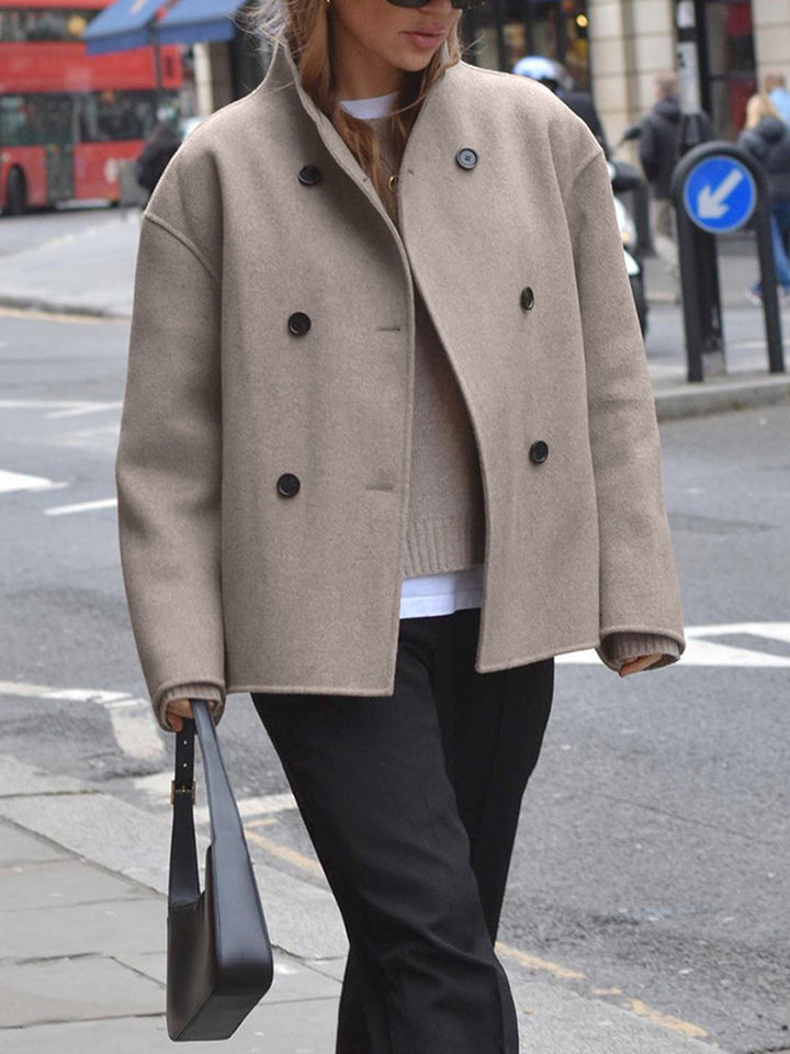Women’s Oversized Buttoned Jacket | Short