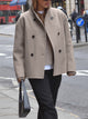 Women’s Oversized Buttoned Jacket | Short