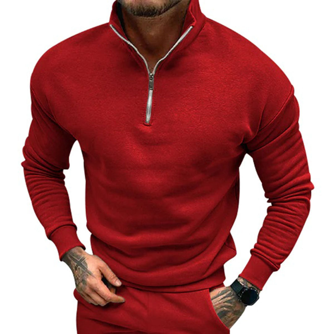 Alvin - Half-zip pullover for men