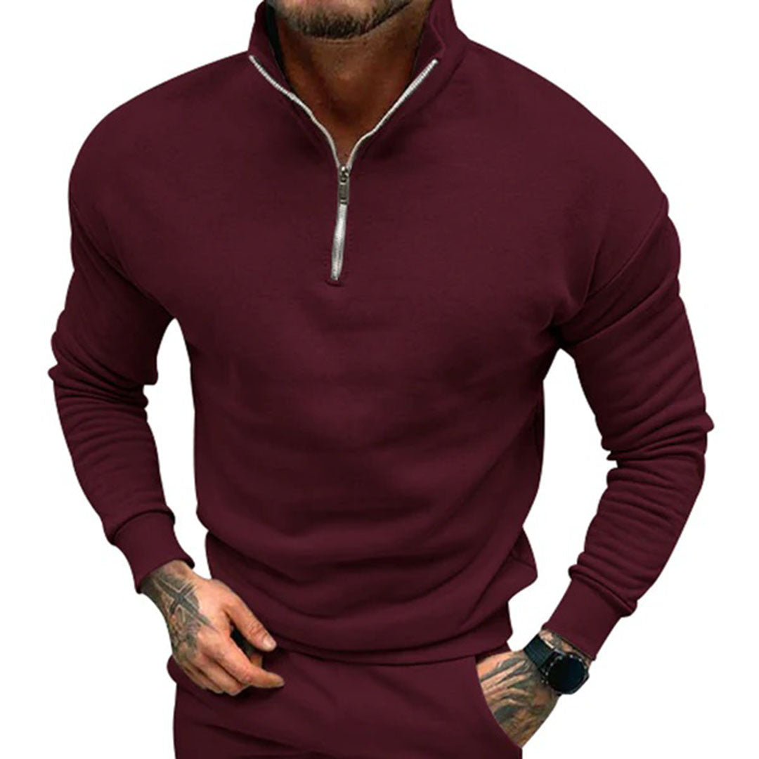 Alvin - Half-zip pullover for men