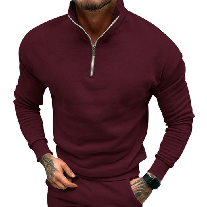 Alvin - Half-zip pullover for men