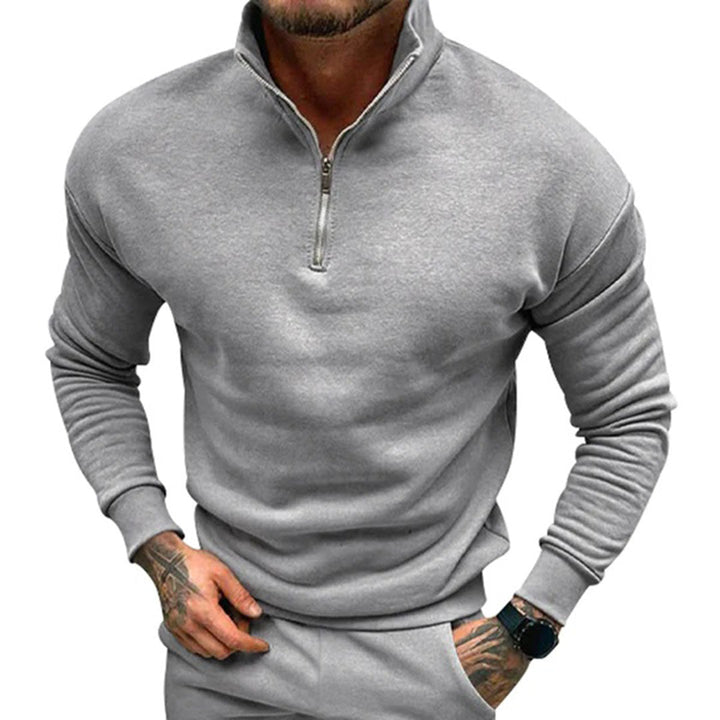 Alvin - Half-zip pullover for men