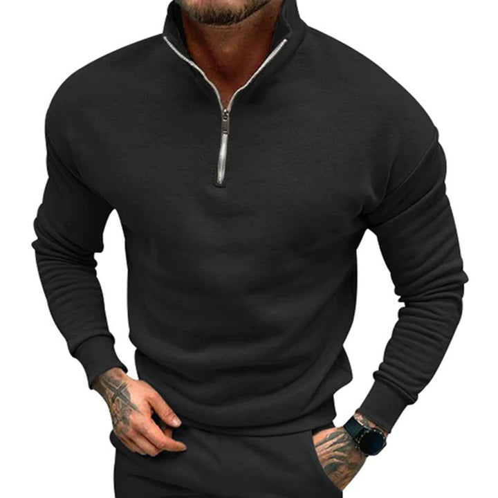 Alvin - Half-zip pullover for men