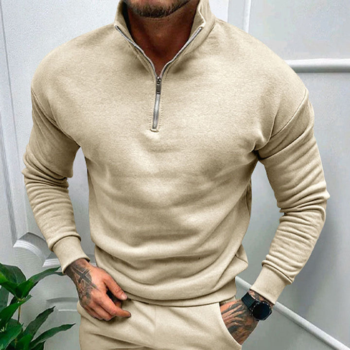 Alvin - Half-zip pullover for men
