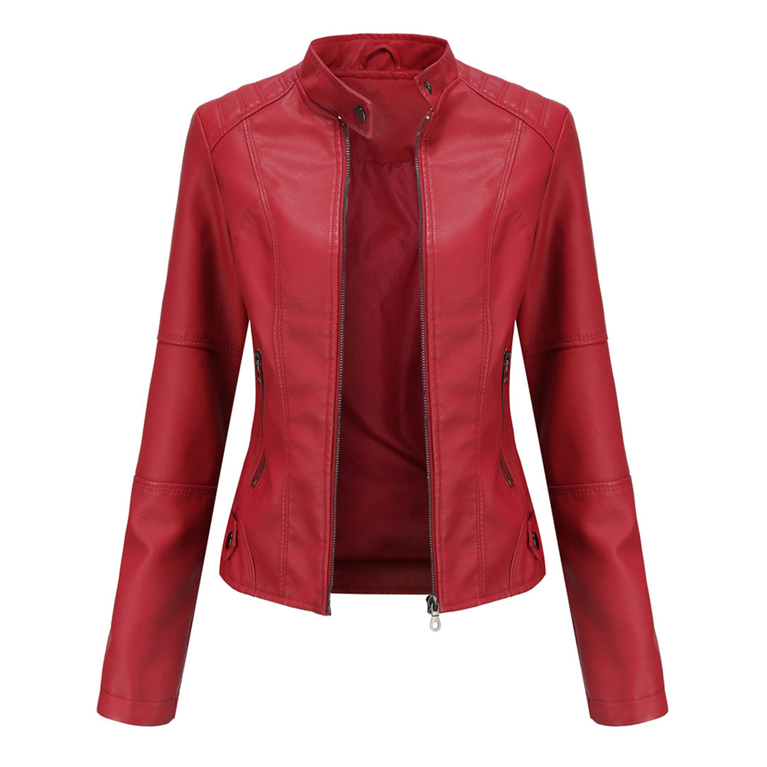 Women’s Slim Fit Jacket | Stand Collar
