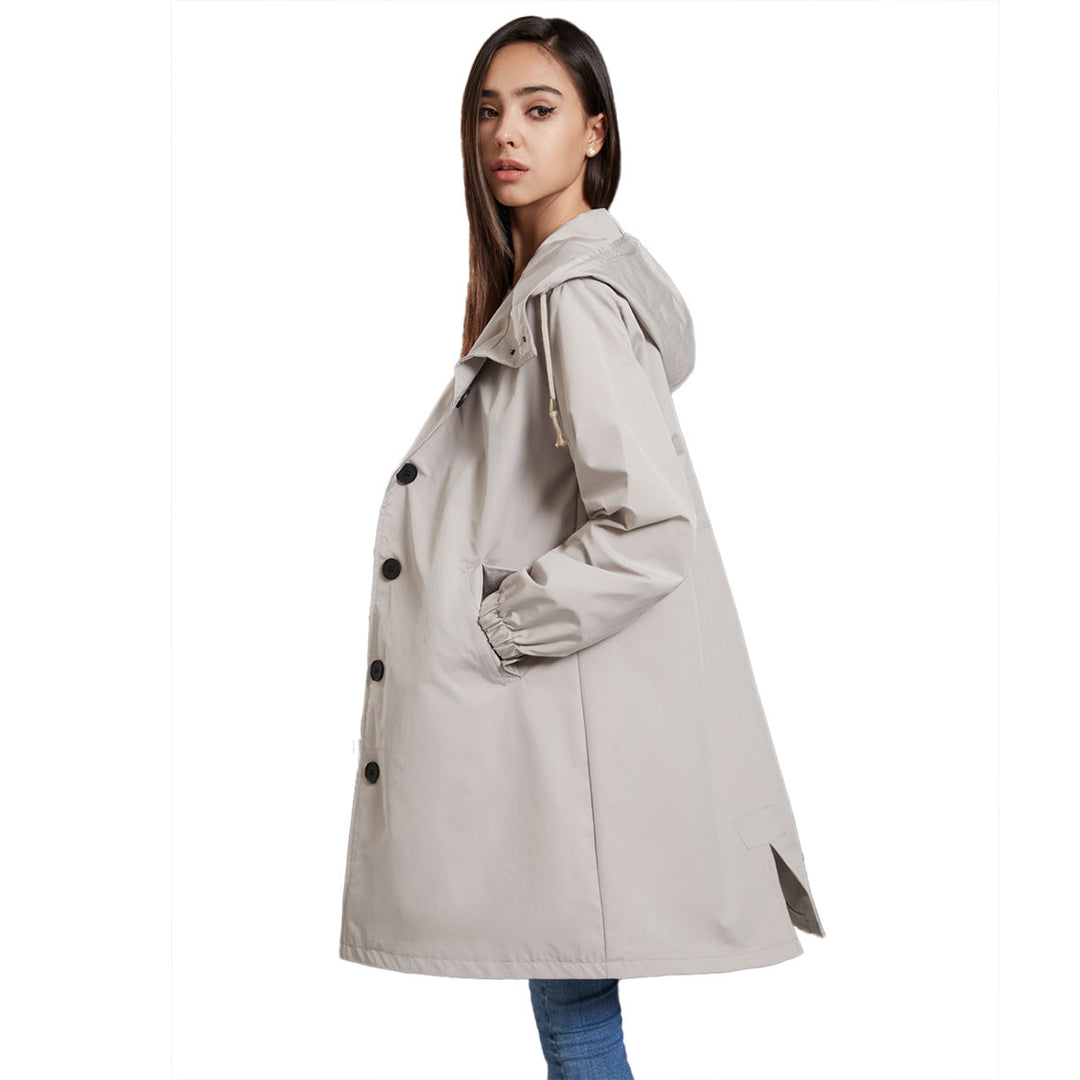 Women’s Hooded Rain Jacket | Lightweight