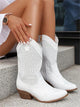 Women’s Perforated Western Boots | Mid-Calf