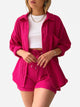 Women's Shirt and Shorts Set | Two Piece