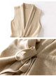 Women’s Ribbed Belted Vest | Sleeveless