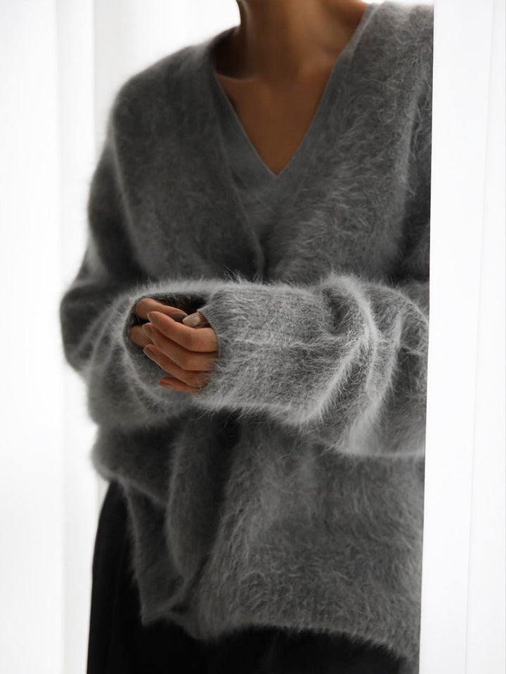 Women’s Fluffy Oversized Cardigan | Casual