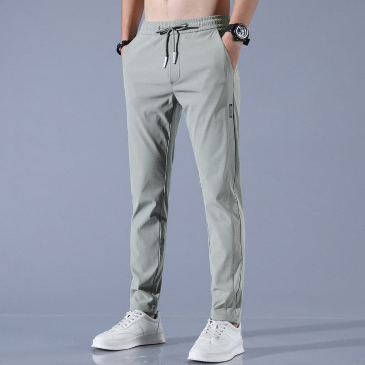 Slim Fit Joggers | Tapered Cut with Elastic Waist