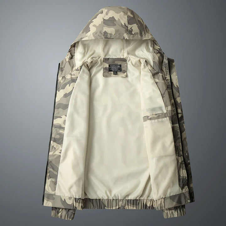 Men’s Camouflage Hooded Jacket | Casual