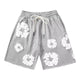 Men’s Floral Print Shorts | Drawstring Waist