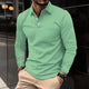 Men’s Long Sleeve Polo Shirt | Tapered